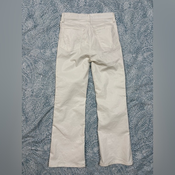 rag & bone Women's Straight Leg Jeans - Cream - Picture 2 of 11